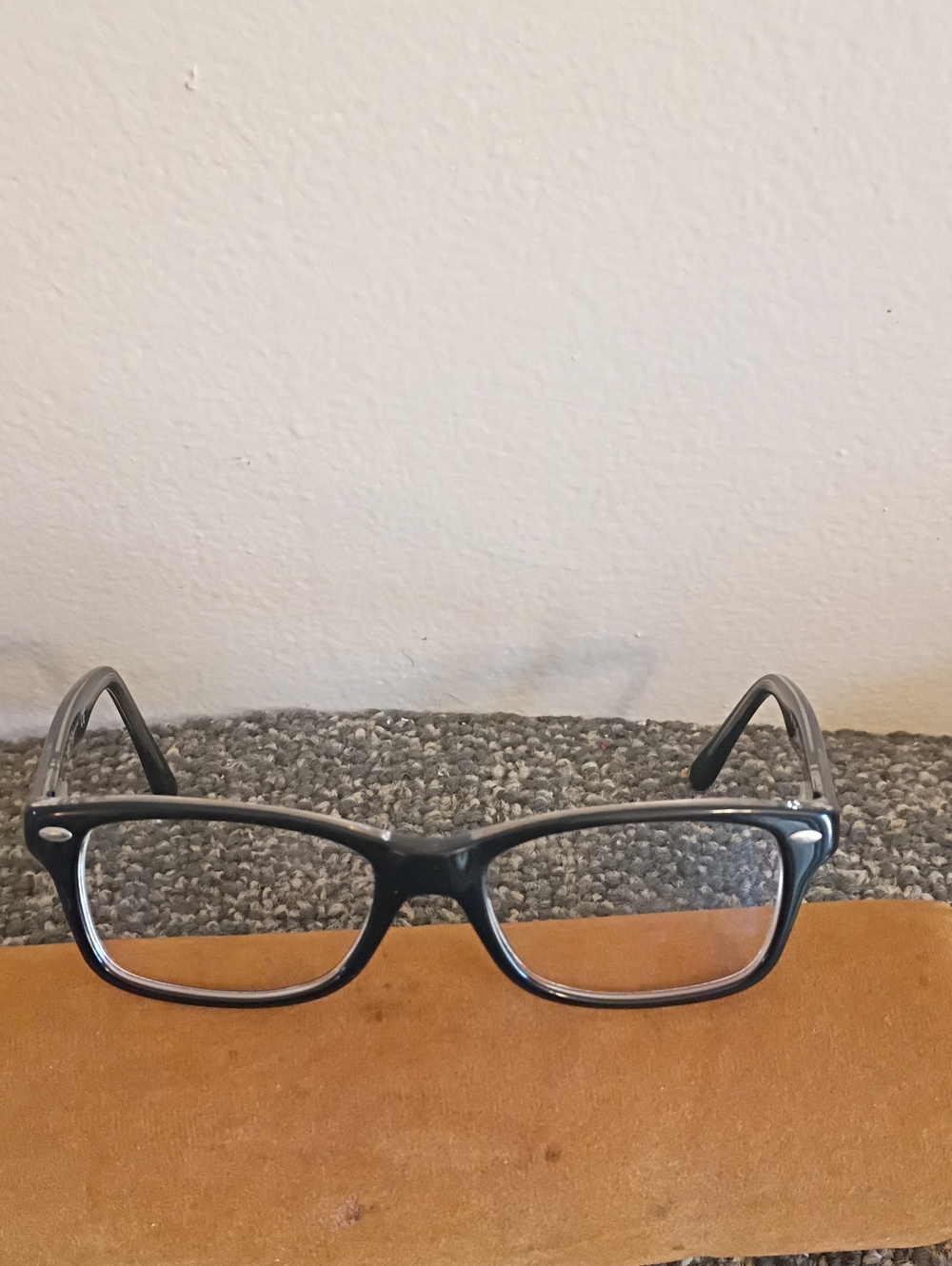 Classic Black Rectangular kids  Eyeglass Frames RB 1531 Frames Only